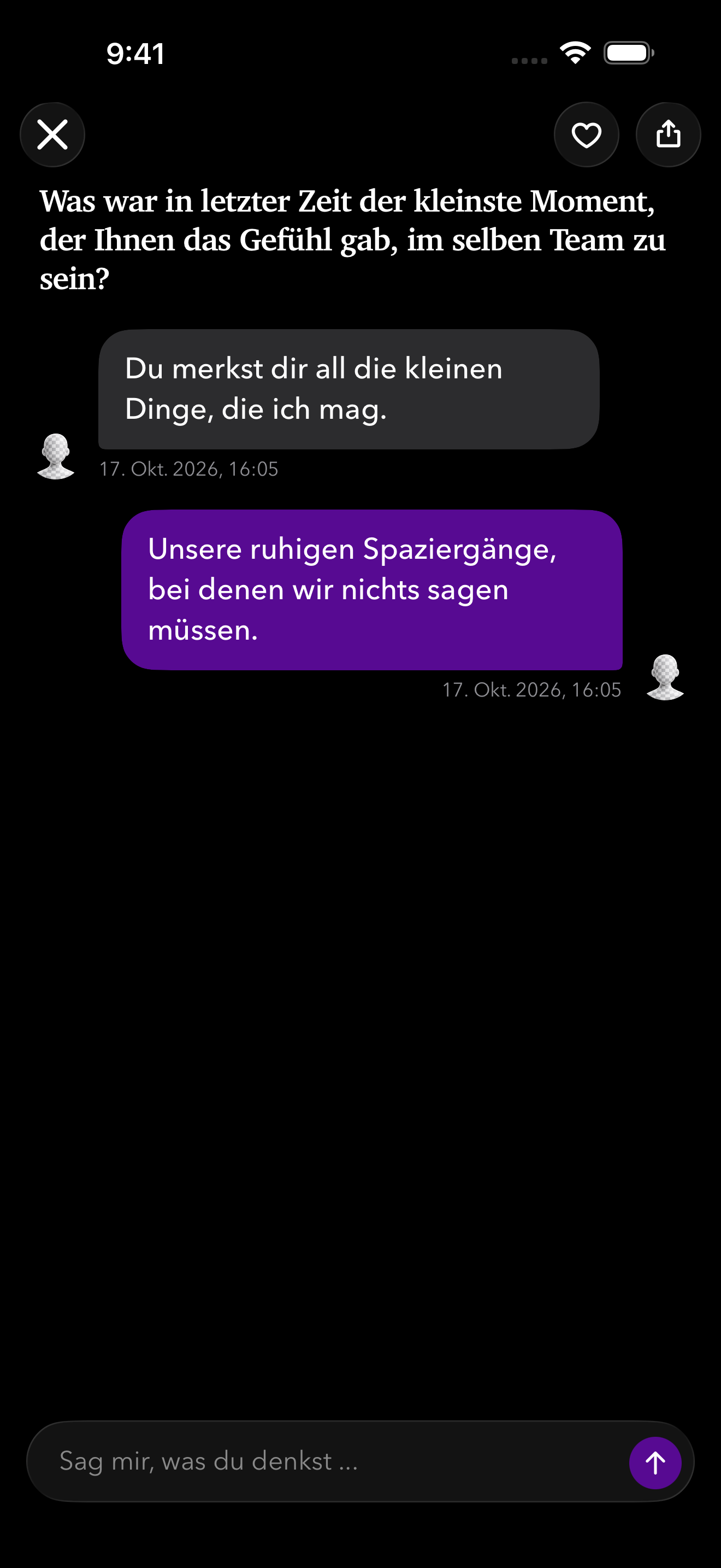 Kleine Dinge, die bleiben.