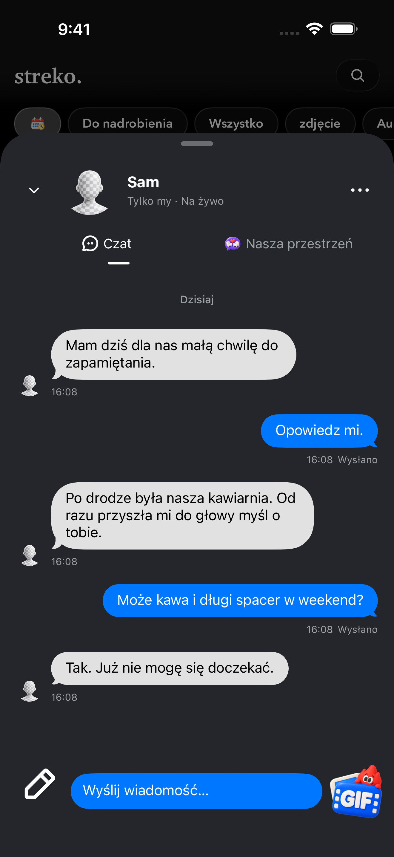 Rozmowa tylko dla was.