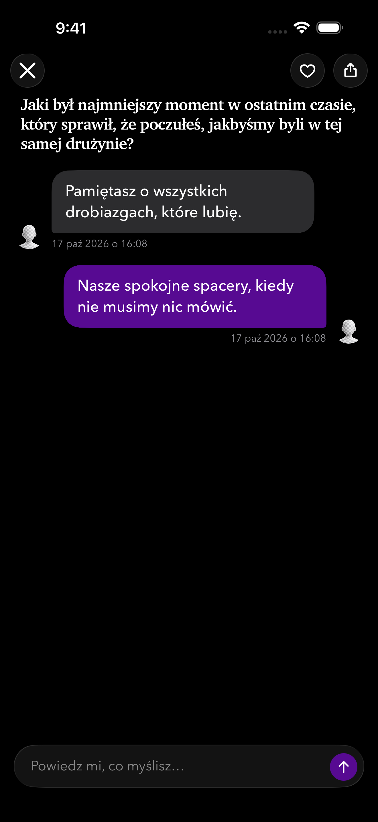 Małe rzeczy zostają z wami.