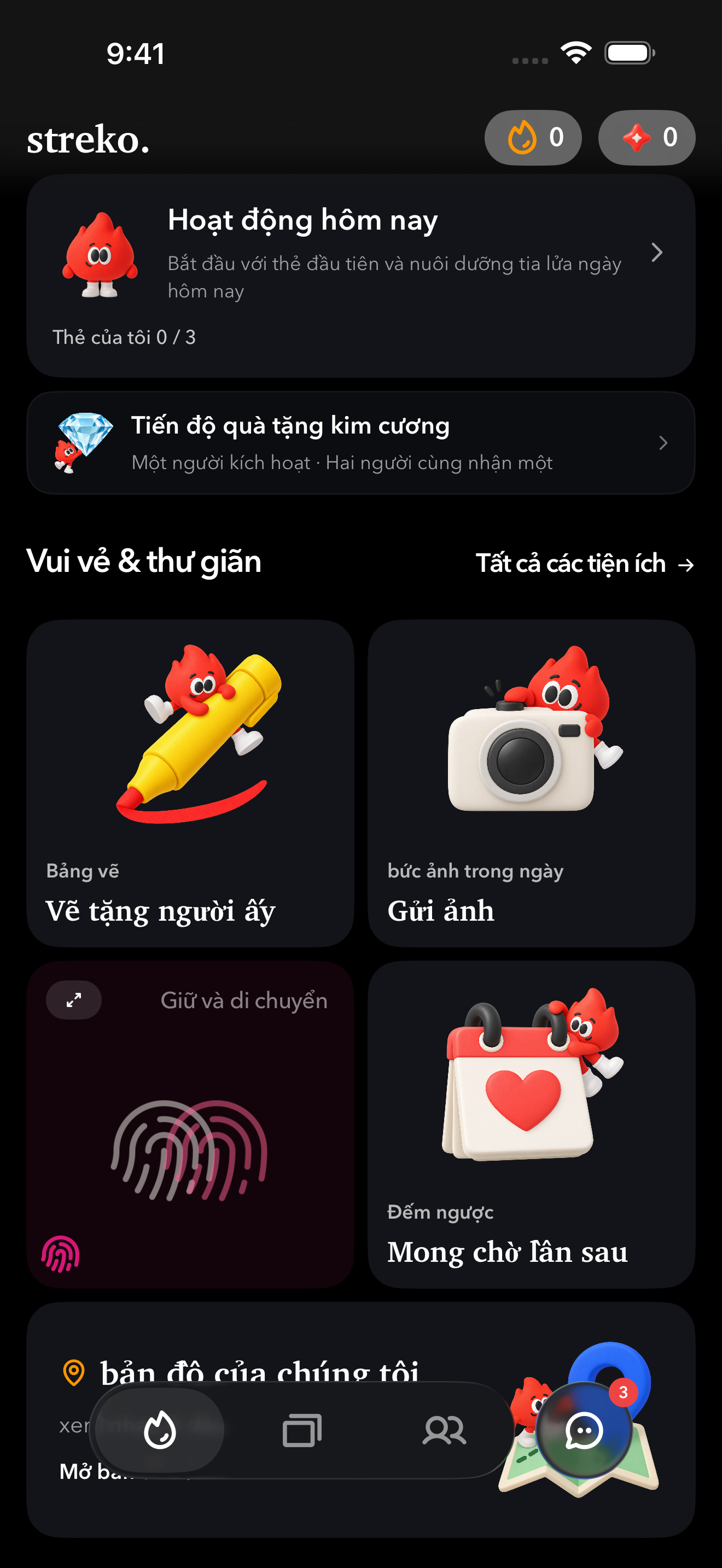 Giữ tia lửa chung luôn sáng.